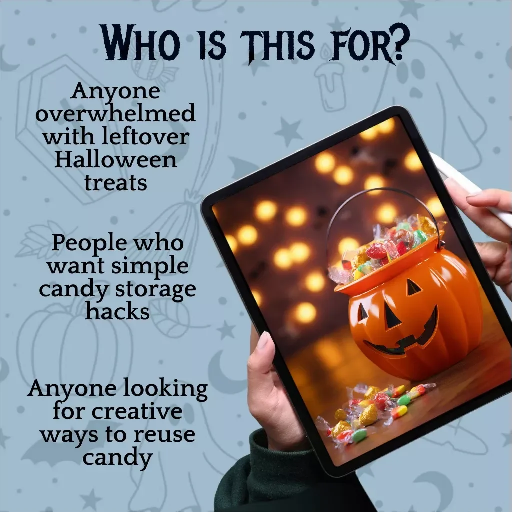 Smart Hacks for Storing Halloween Leftover Candy | Digital Download Guide for Candy Storage, Organization, Repurposing & Long-Term Management