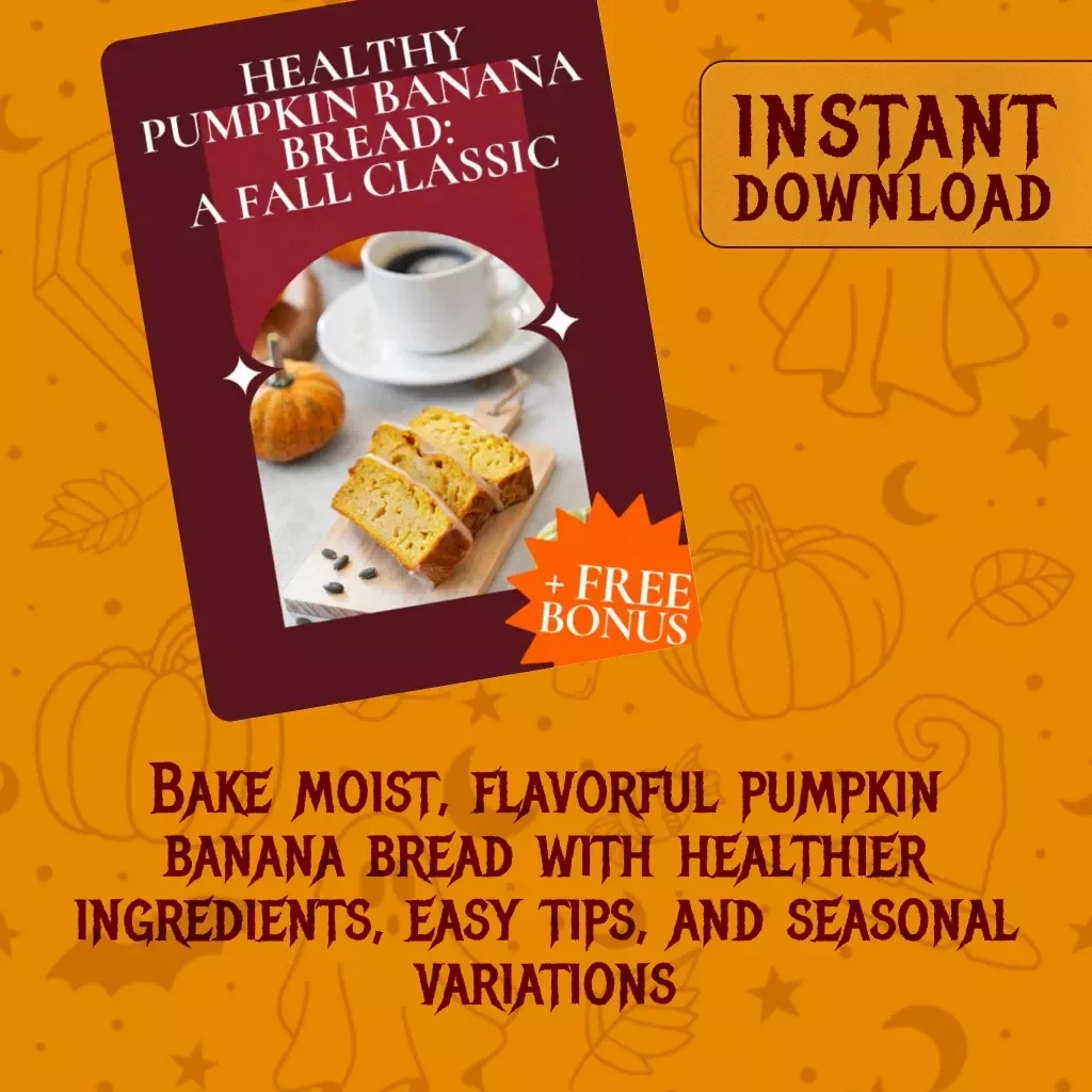 Healthy Pumpkin Banana Bread: A Fall Classic | Digital Guide | Easy Baking Recipes | Seasonal Healthy Pumpkin Banana Bread eBook Download