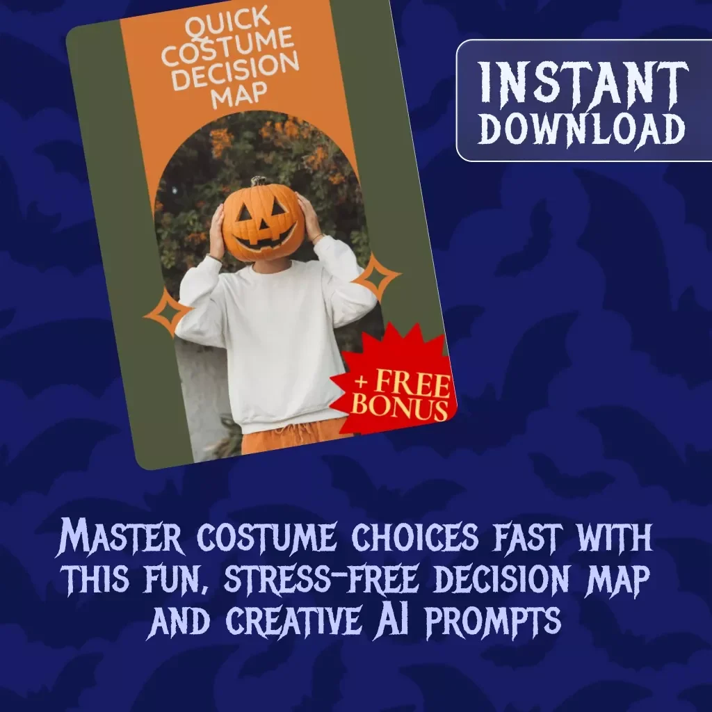 Quick Costume Decision Map | Instant Digital Download Guide | Last-Minute & Planned Outfit Ideas Flowchart for Parties, Events, and Holidays