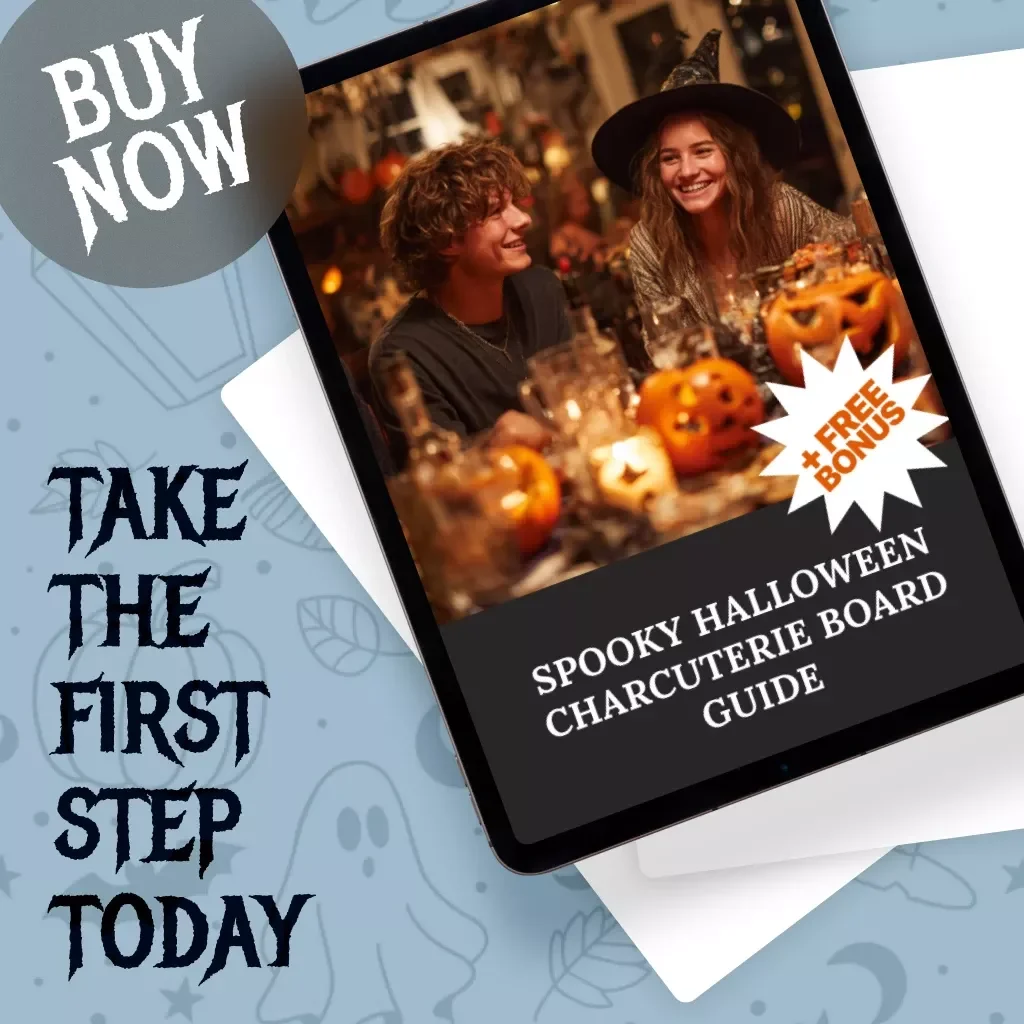Spooky Halloween Charcuterie Board Guide | eBook for DIY Creepy Party Boards, Styling Tips, and Ingredient Ideas