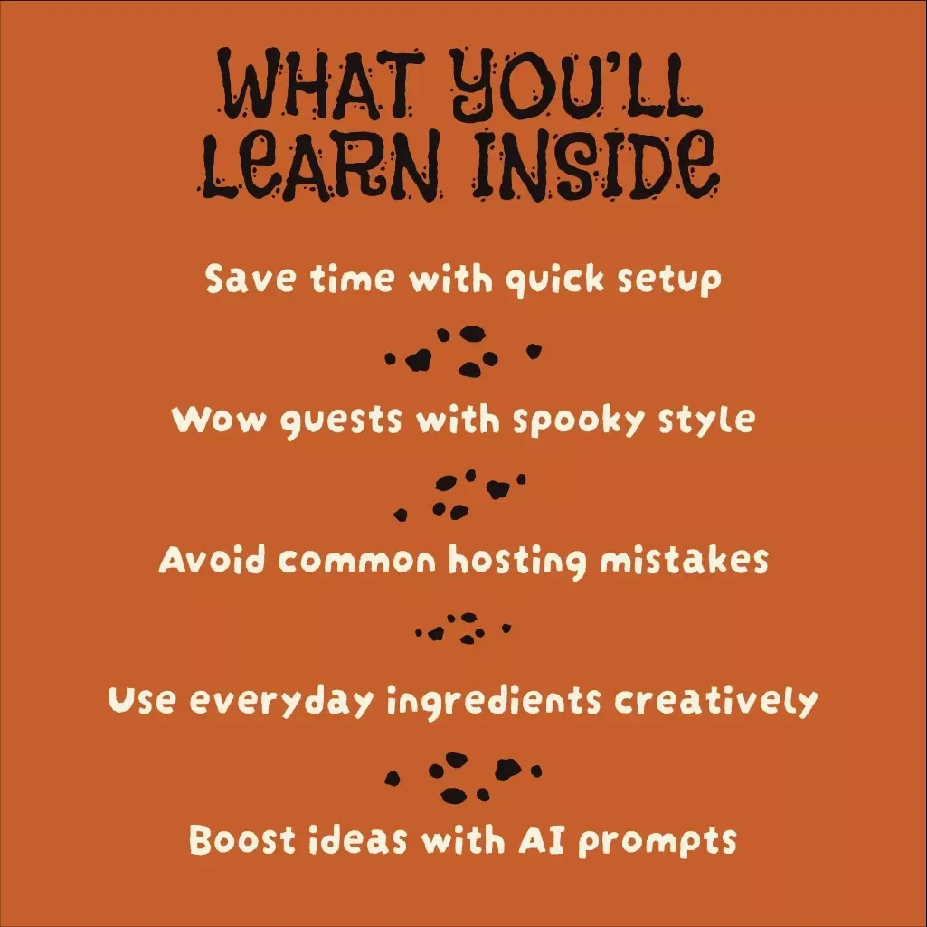 Halloween Snack Board Made Simple | Digital Download Guide for Easy Spooky Snack Ideas, DIY Charcuterie, eBook & Checklist for Entertaining
