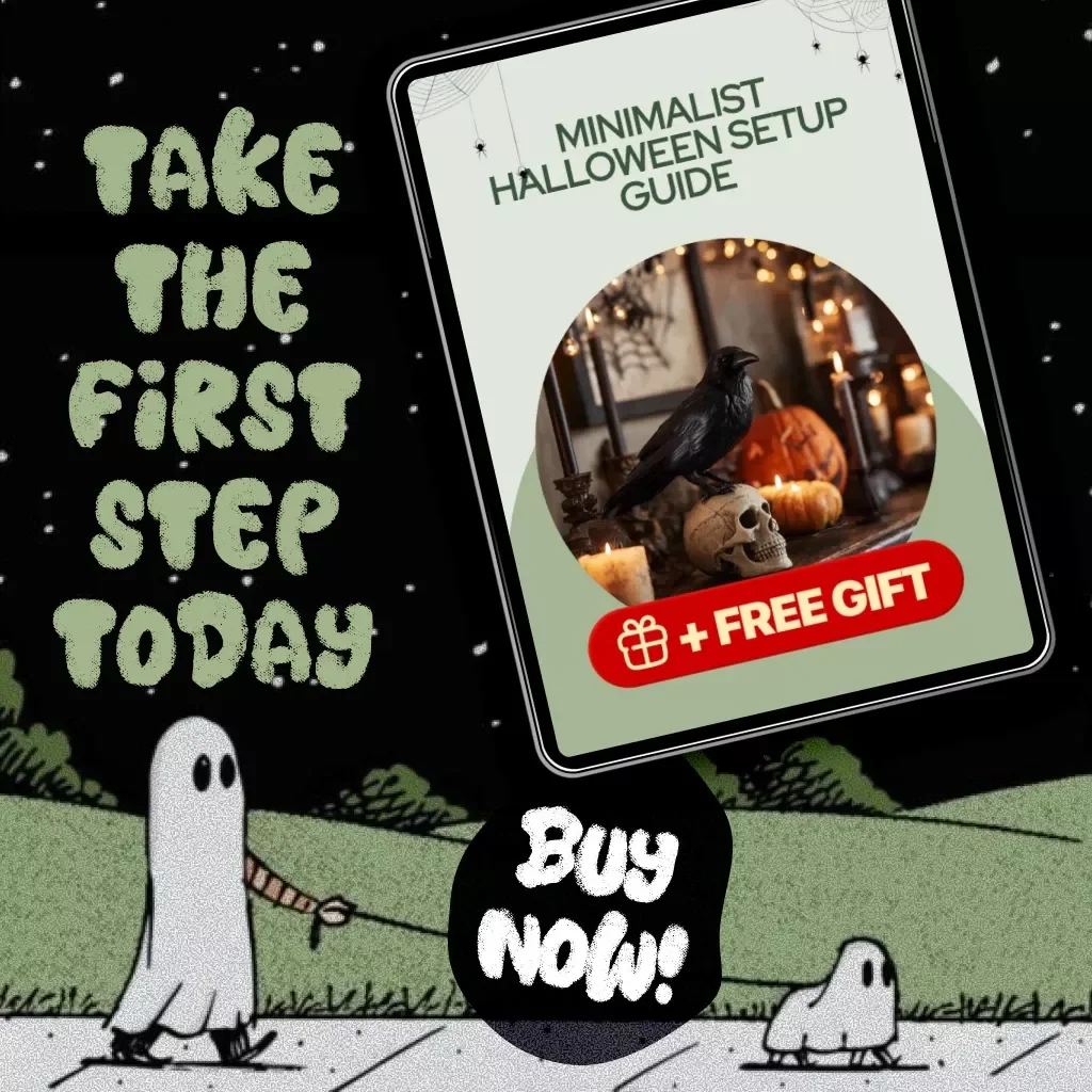 Minimalist Halloween Setup Guide | Digital Download | Simple & Stylish Halloween Decorating eBook for Small Spaces & Budget-Friendly Ideas
