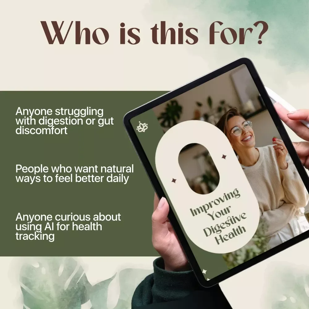 Improving Your Digestive Health | Gut Health eBook | Digital Download Guide for Better Digestion, Probiotics, Food Choices & Lifestyle Tips