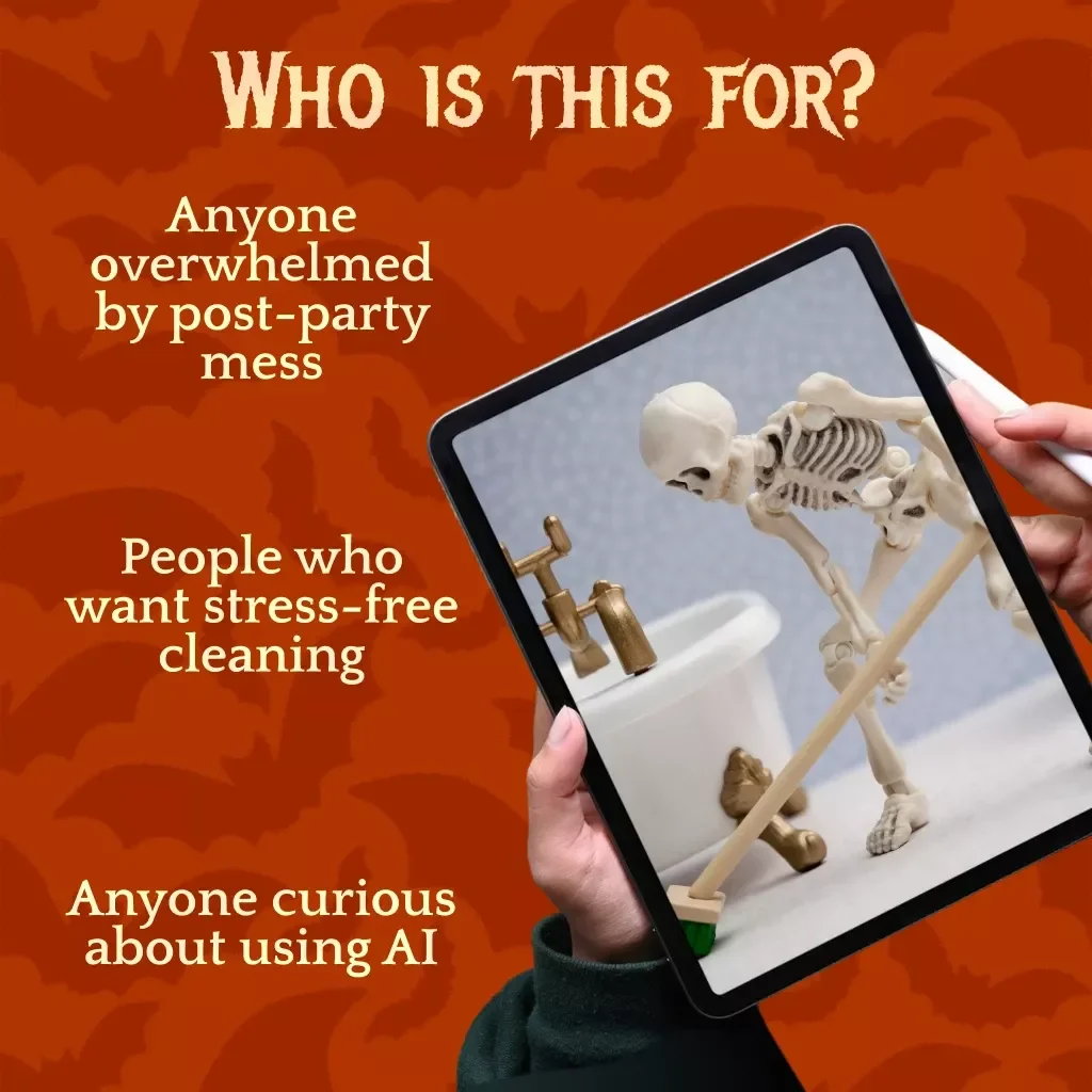 Halloween Cleaning Made Simple | Step-by-Step Halloween Cleaning Plan | Post-Party Cleanup Guide & AI Cleaning Tips