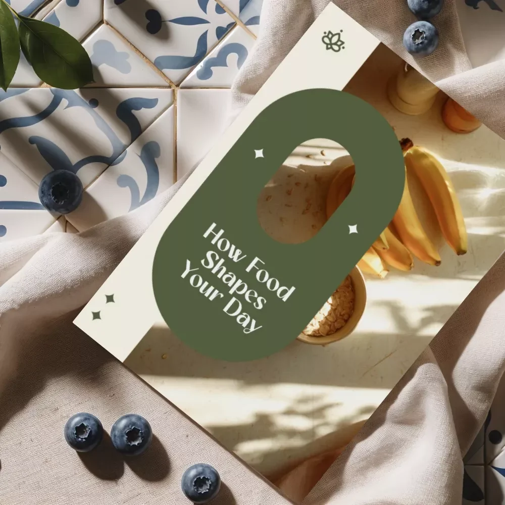 How Food Shapes Your Day | Digital Guide for Energy, Nutrition, and Smart Eating Habits | eBook, PDF, Instant Download