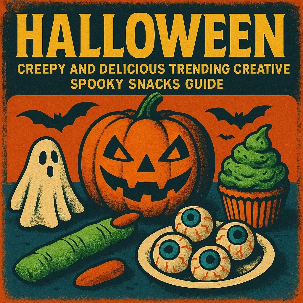 Creepy and Delicious Trending Creative Spooky Snacks Guide | Digital eBook for Unique Halloween-Themed Treats & Viral Party Snack Ideas