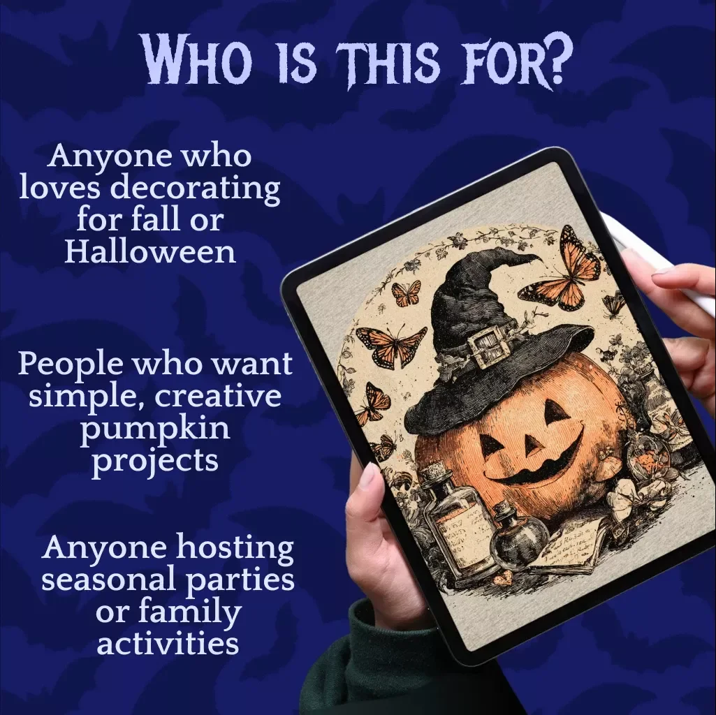 The Ultimate Pumpkin Face-Off: Painting vs Carving Checklist | Fall Decor DIY Guide, Halloween eBook, Digital Download