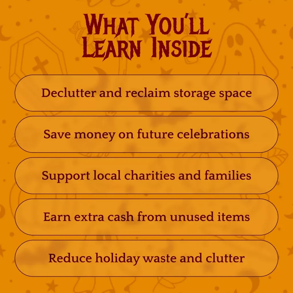 Guide to Donating, Swapping, and Selling Halloween Gear | Post-Halloween Donate, Swap, Sell Guide for Costumes, Decor & Accessories