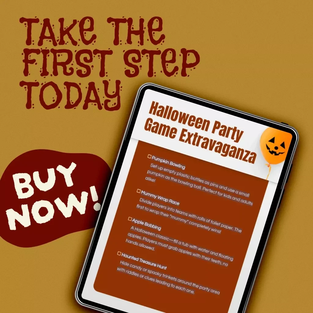 Halloween Party Game Extravaganza – Printable Checklist of Fun Halloween Party Games for All Ages | Digital Download