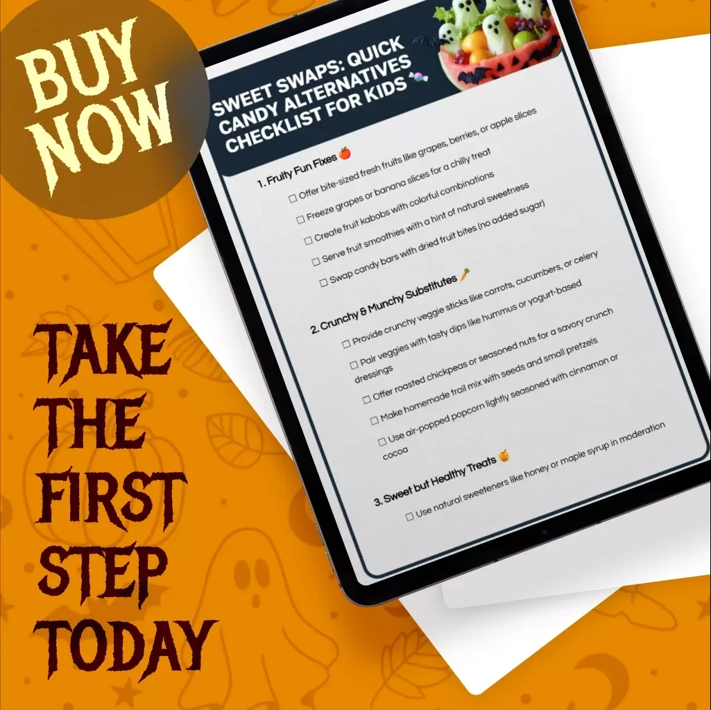 Sweet Swaps: Quick Candy Alternatives Checklist for Kids | Healthy Snack Ideas, Printable Digital Download, eBook Guide for Parents