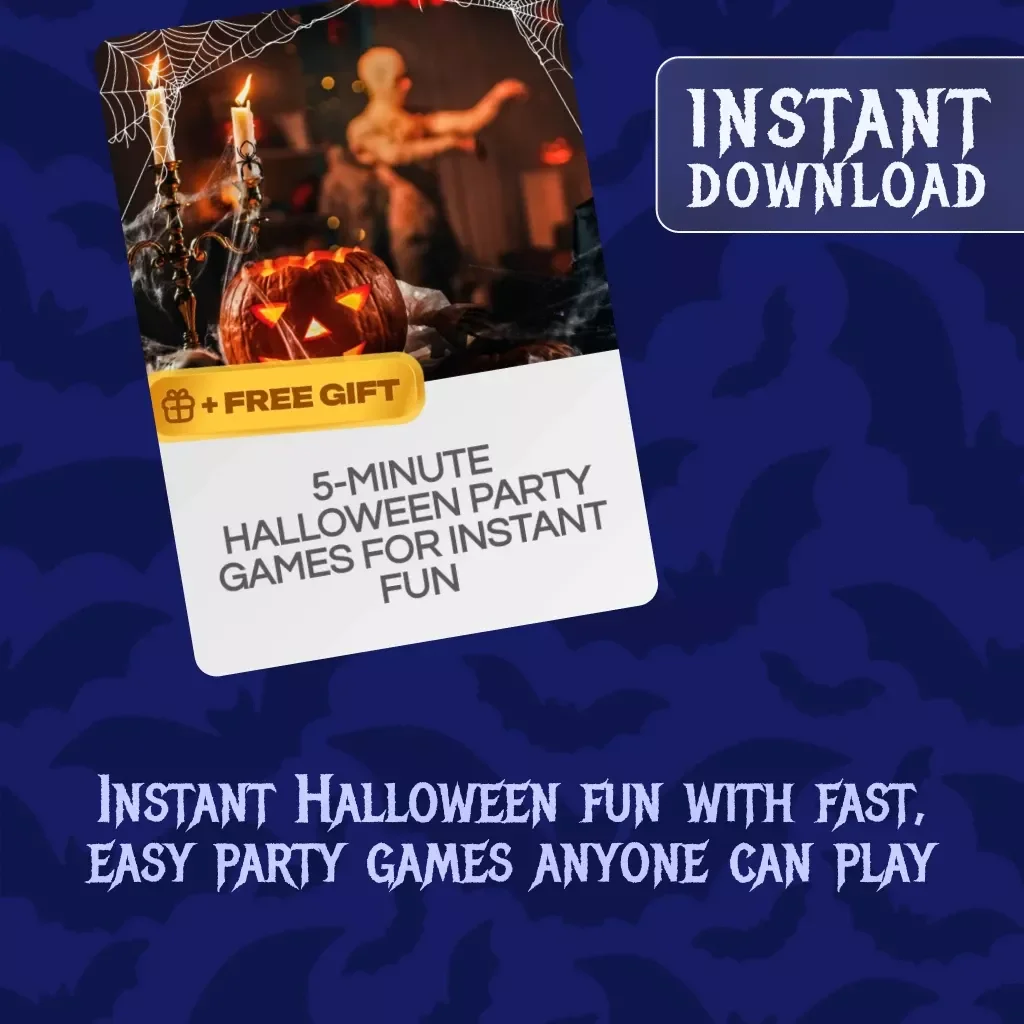 5-Minute Halloween Party Games for Instant Fun | Spooky & Easy Halloween eBook Guide for Kids, Teens & Adults | Quick 5-Minute Party Games for Halloween