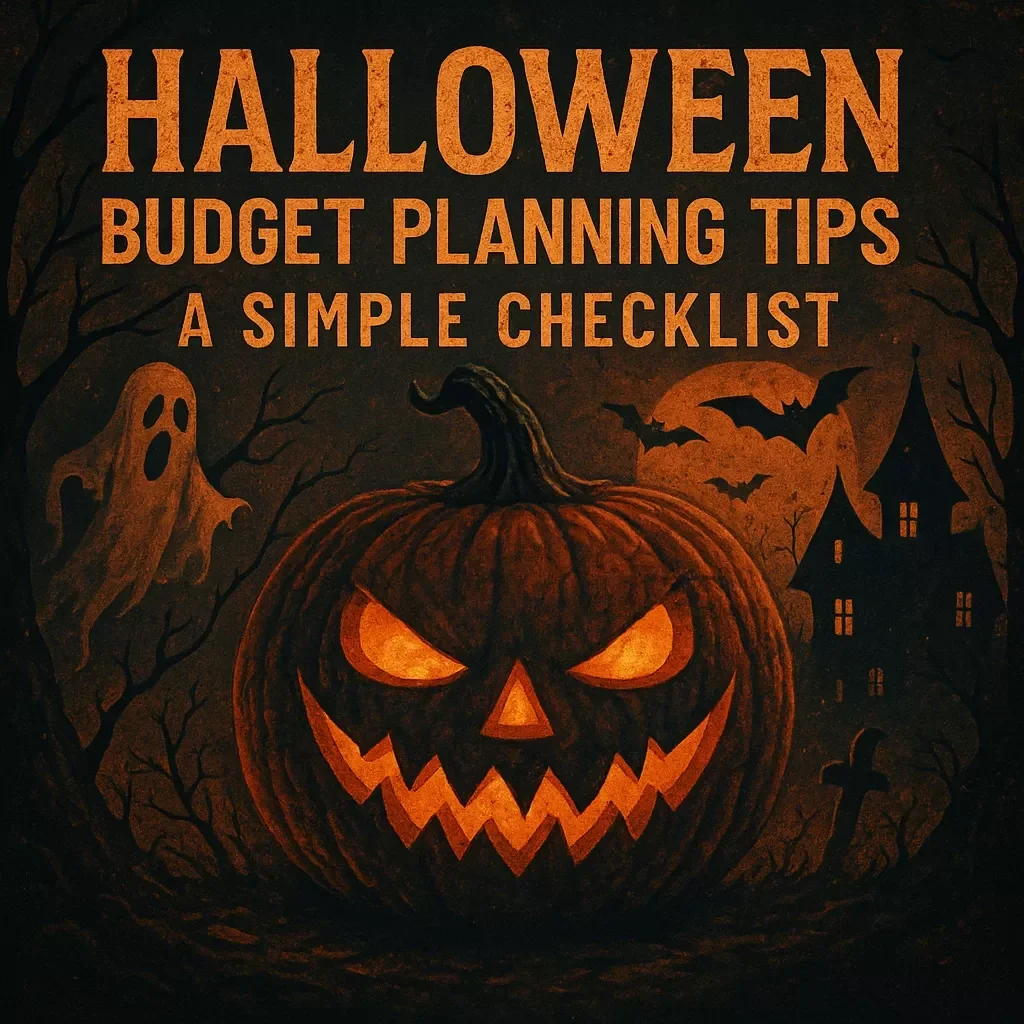 Halloween Budget Planning Tips: A Simple Checklist | Printable Digital Download | Halloween Budget Planner | Money-Saving Halloween Guide