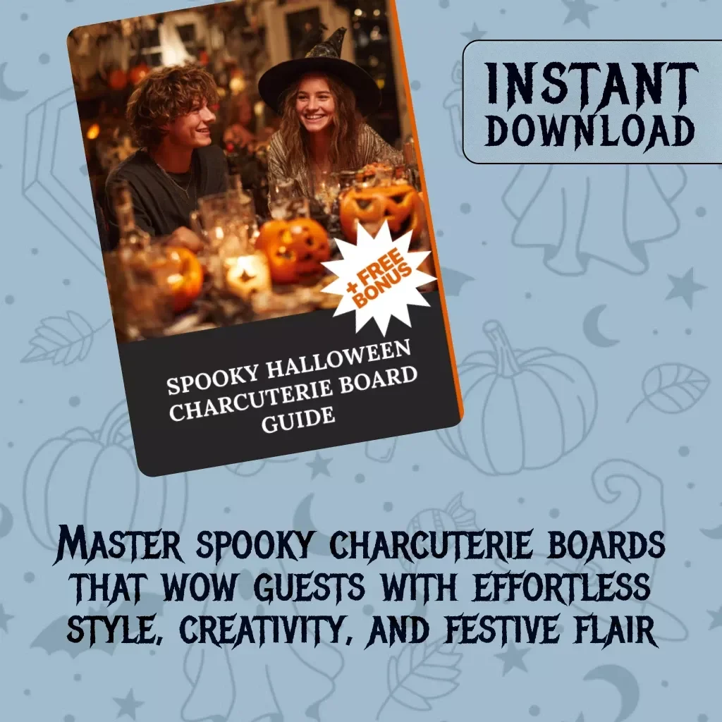 Spooky Halloween Charcuterie Board Guide | eBook for DIY Creepy Party Boards, Styling Tips, and Ingredient Ideas