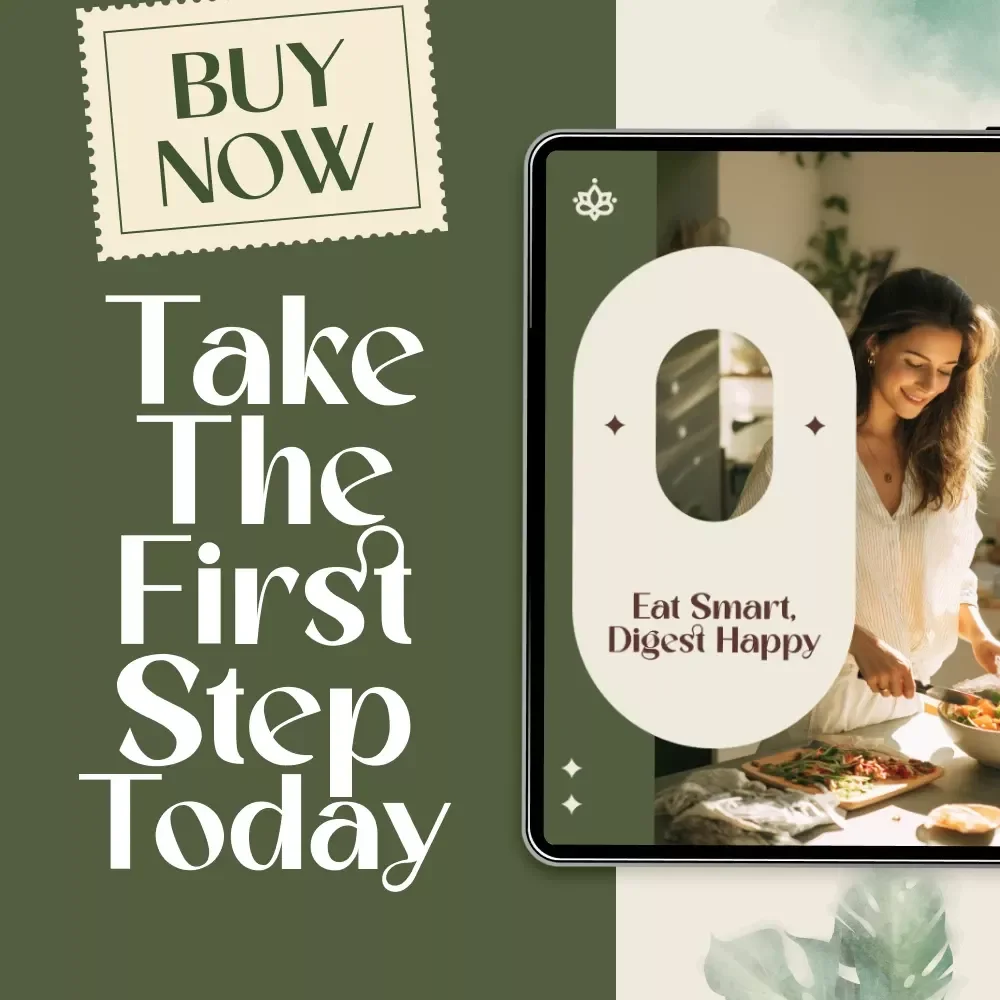Eat Smart, Digest Happy – Mindful Eating Checklist for Better Digestion | Digital Download Wellness Guide