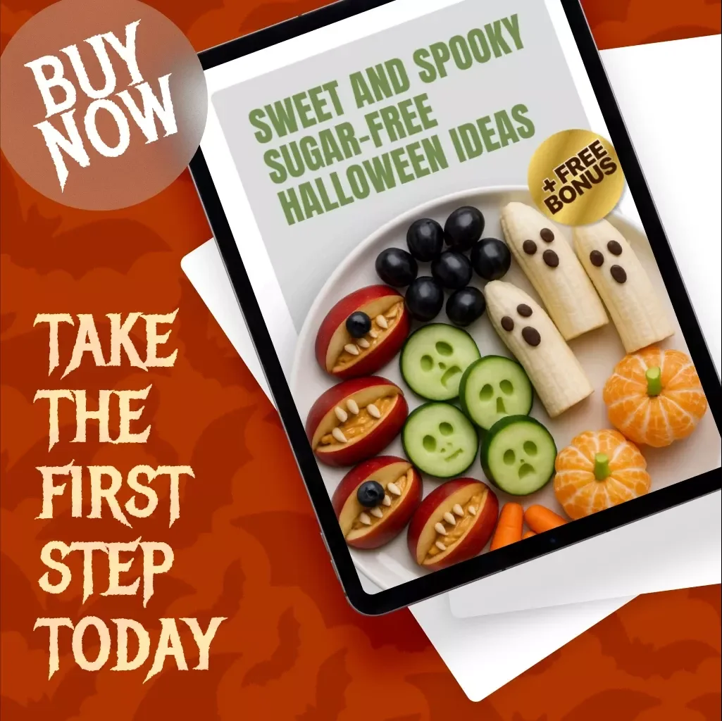 Sweet and Spooky Sugar-Free Halloween Ideas | Digital Download Guide for Healthy Treats, Party Planning, & AI Recipe Inspiration