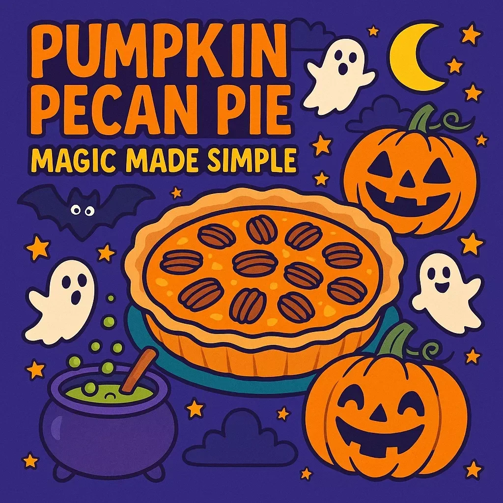 Pumpkin Pecan Pie Magic Made Simple | Digital Baking Guide, Holiday Dessert eBook, Thanksgiving Pie Checklist, Pumpkin Pecan Recipe PDF