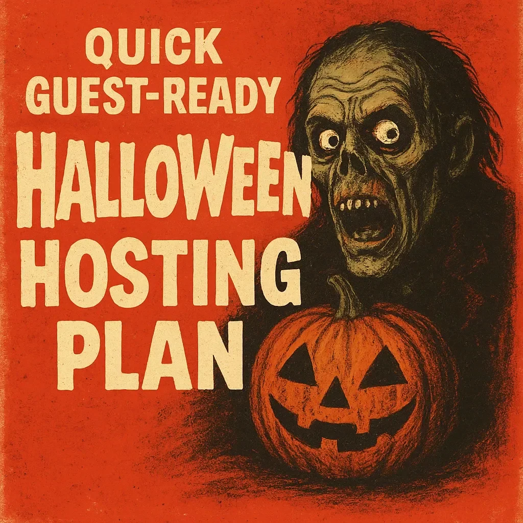 Quick Guest-Ready Halloween Hosting Plan
