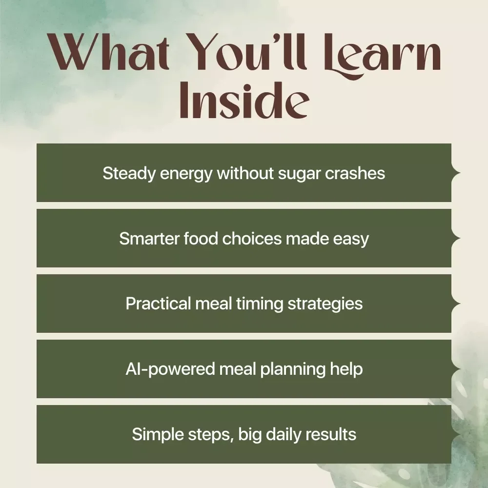 How Food Shapes Your Day | Digital Guide for Energy, Nutrition, and Smart Eating Habits | eBook, PDF, Instant Download