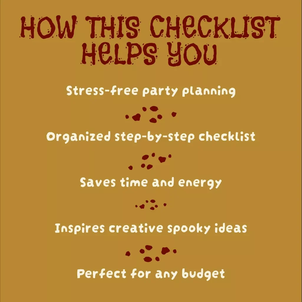 Ultimate Halloween To-Do List for a Spooktacular Celebration | Printable Halloween Checklist | Party Planner, eBook, Digital Download