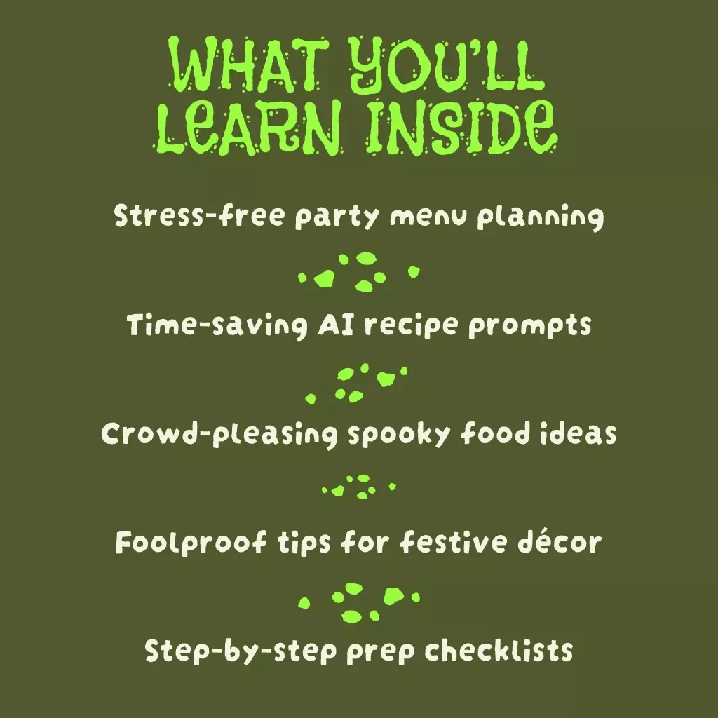 Spooktacular Bites: Your Ultimate Guide to Halloween Party Meals | Digital Download eBook with Halloween Party Meal Ideas