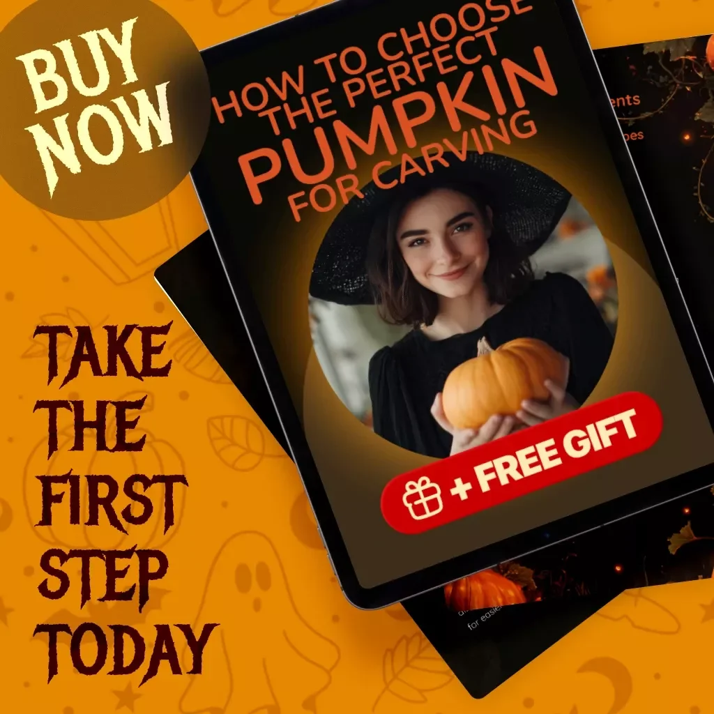 How to Choose the Perfect Pumpkin for Carving 🎃 | Printable Digital Guide | Easy Halloween Carving Tips & Pumpkin Selection eBook | How to Choose a Pumpkin to Carve