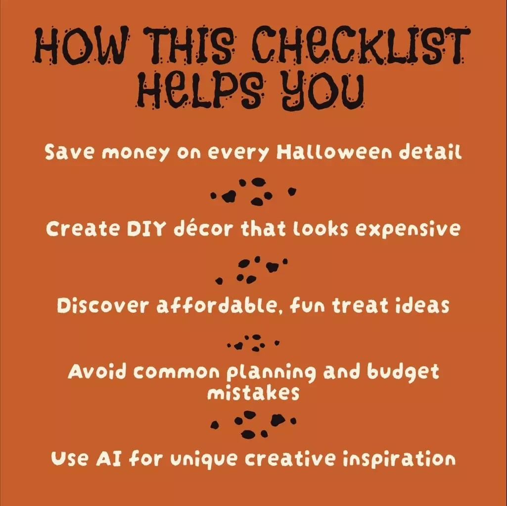 Budget Halloween Magic Made Simple | Digital Download Guide for Affordable Costumes, DIY Decorations, Treat Ideas & AI Creativity on a Shoestring Budget
