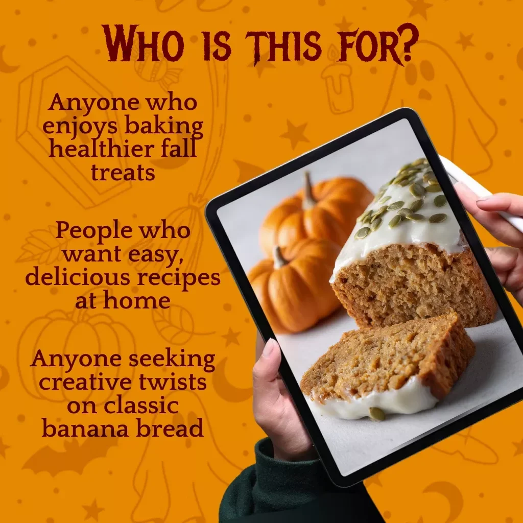 Healthy Pumpkin Banana Bread: A Fall Classic | Digital Guide | Easy Baking Recipes | Seasonal Healthy Pumpkin Banana Bread eBook Download
