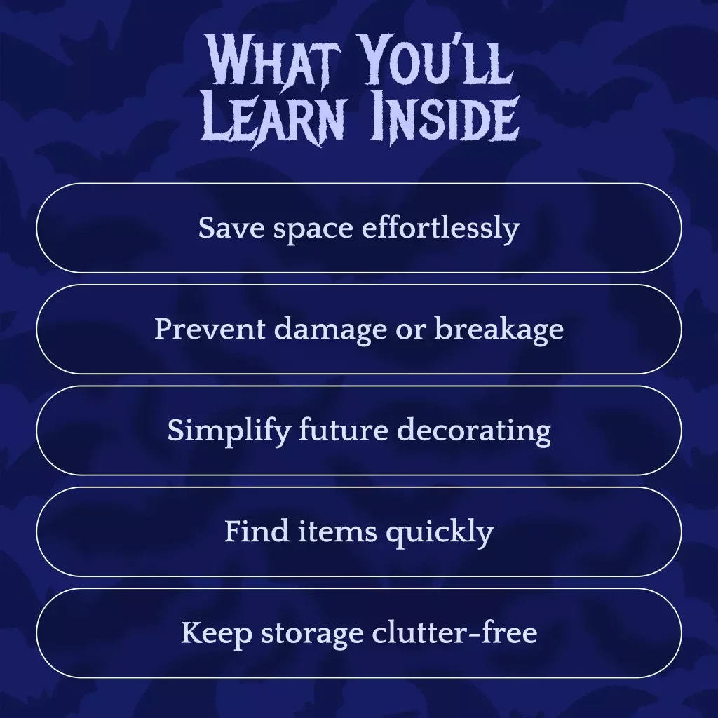The Ultimate Checklist for Packing and Storing Leftover Decor | Digital Download Guide for Organizing, Packing, and Storing Seasonal and Event Decorations