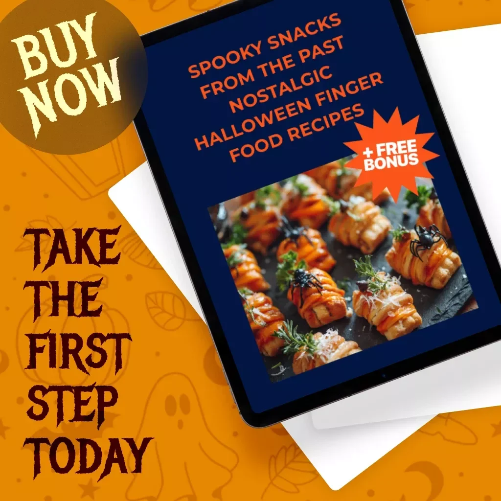 Spooky Snacks from the Past Nostalgic Halloween Finger Food Recipes | Vintage-Inspired Halloween Party eBook for Families, Party Planners & Halloween Lovers