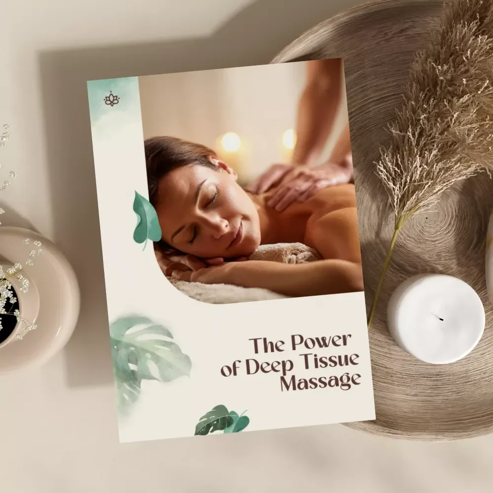 The Power of Deep Tissue Massage Guide | Digital Download eBook for Pain Relief, Stress Reduction, Muscle Recovery & Self-Care with AI Wellness Tools