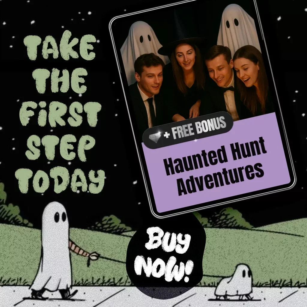 Haunted Hunt Adventures | Halloween Scavenger Hunt for Adults | Digital Guide for Spooky Party Games & Themed Events