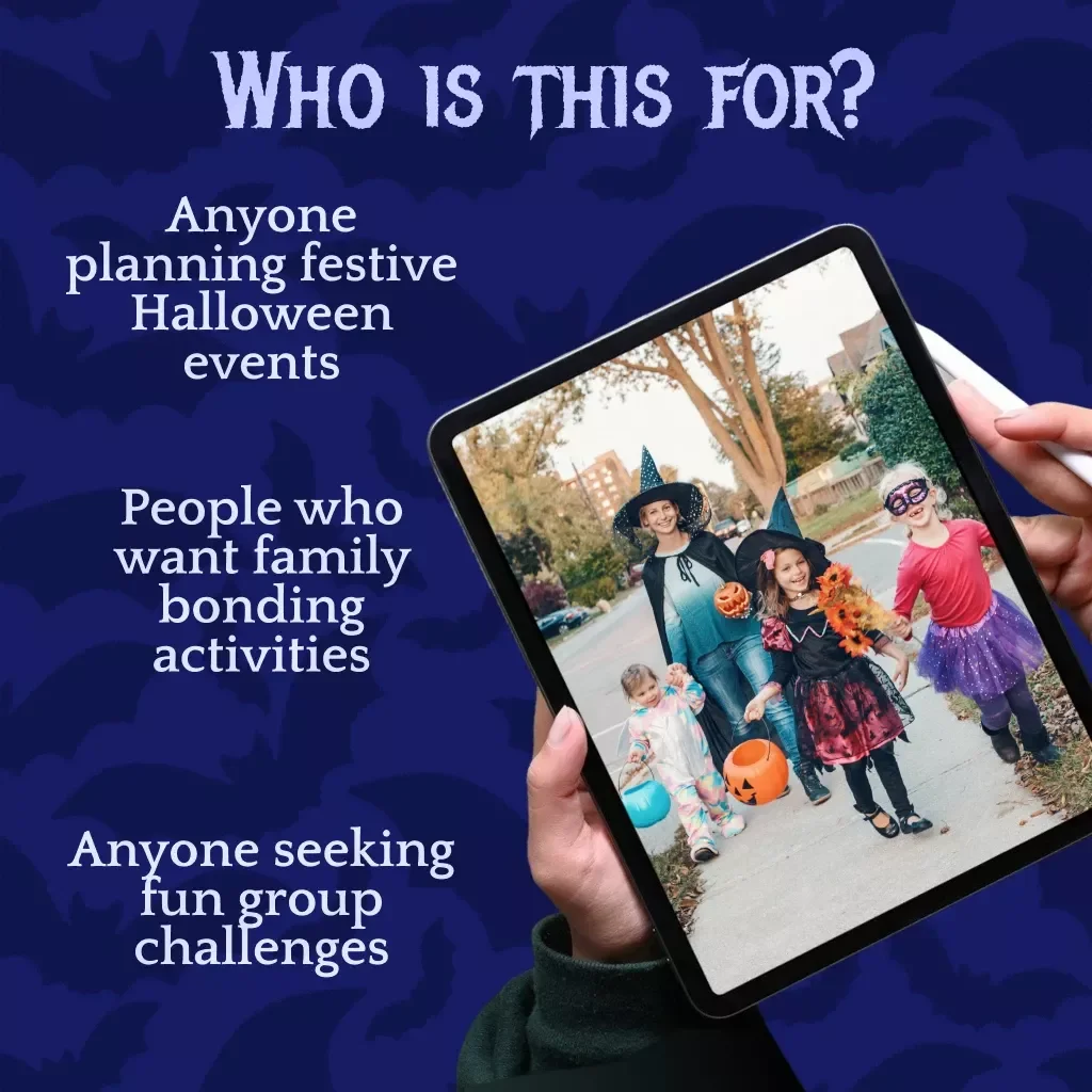 Spooktacular Halloween Scavenger Hunt Guide | Printable eBook for Kids, Families & Friends | DIY Halloween Party Game Ideas & Clues