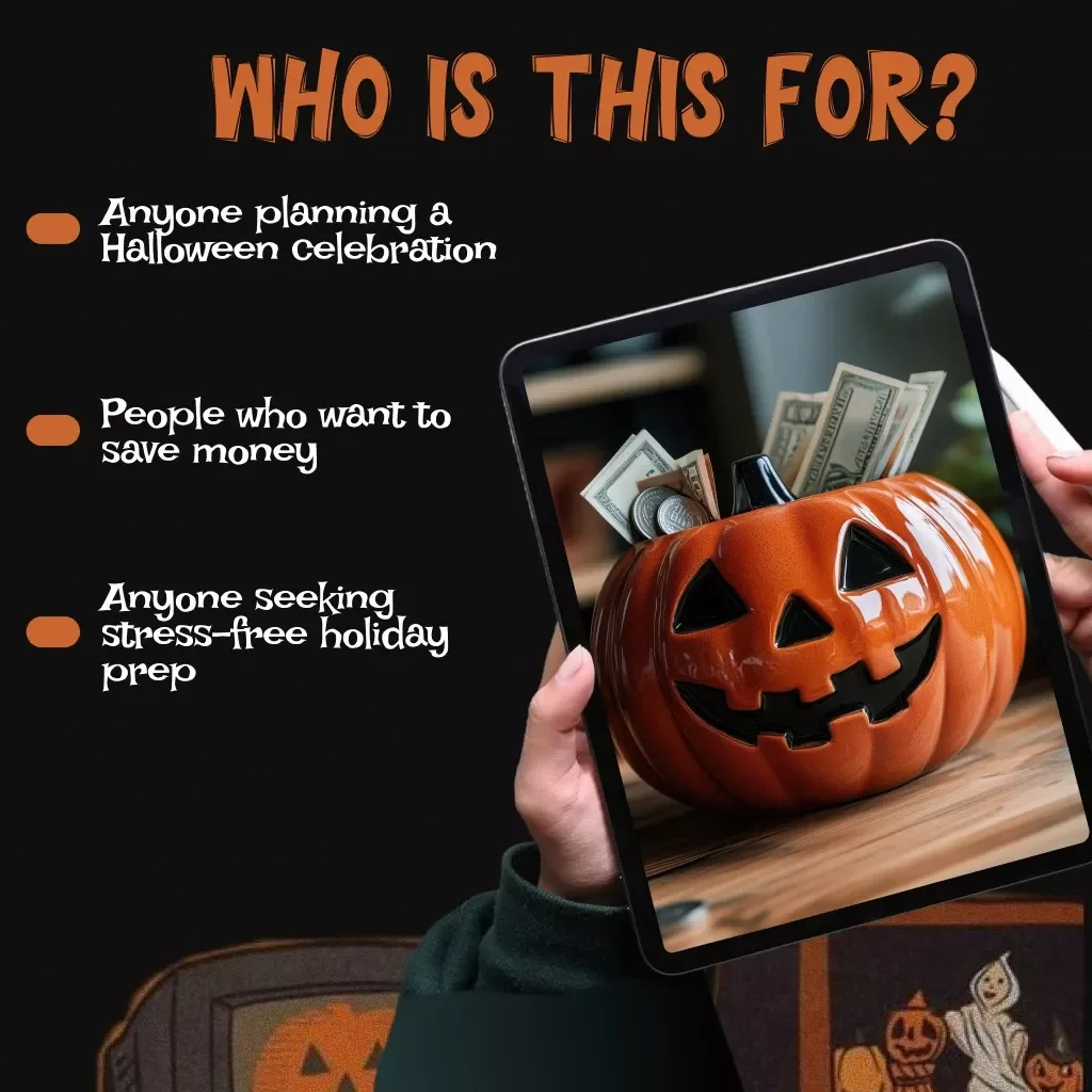 Halloween Budget Planning Tips: A Simple Checklist | Printable Digital Download | Halloween Budget Planner | Money-Saving Halloween Guide