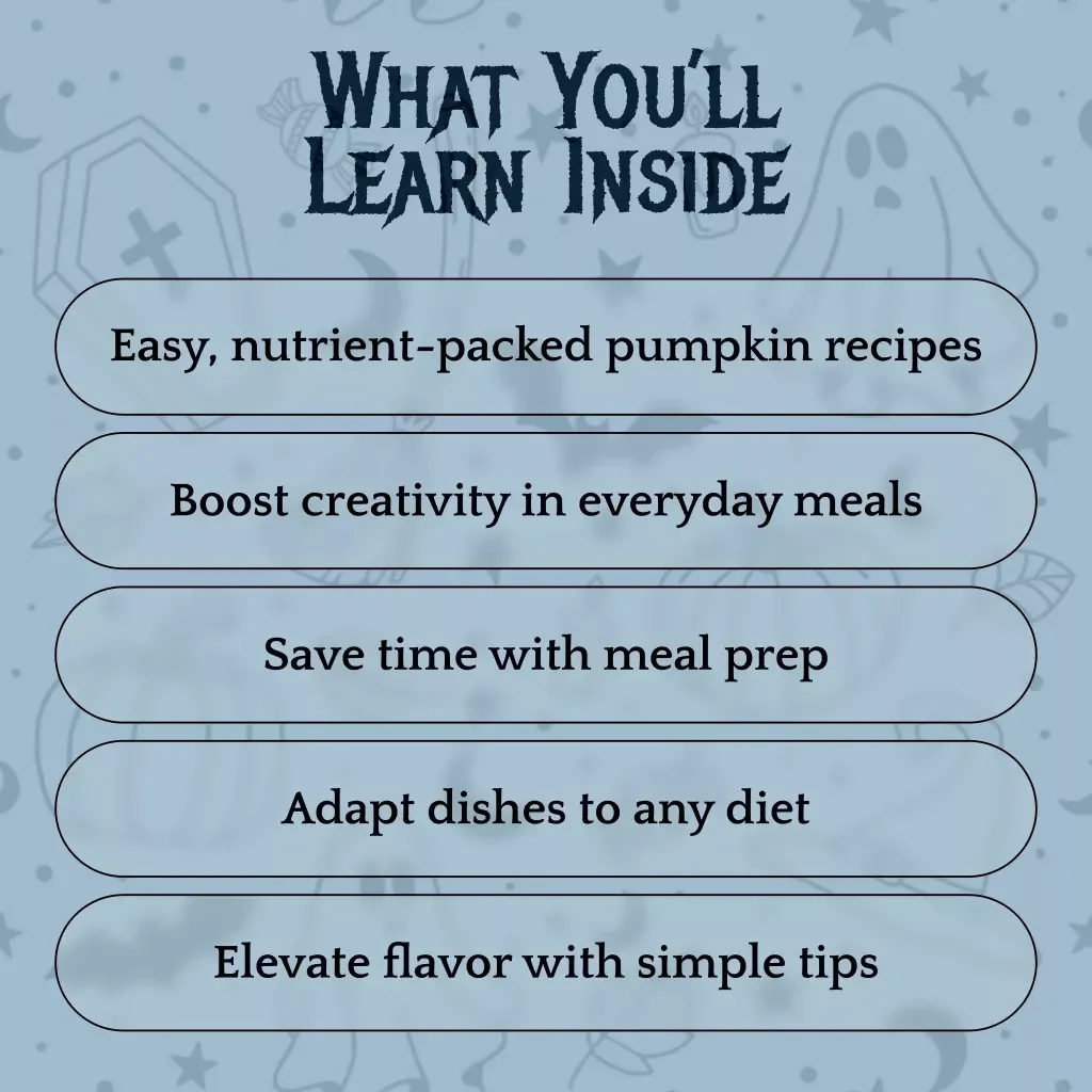 Healthy Pumpkin Meals: Nutritious & Delicious Recipes | Fall eBook for Wholesome Pumpkin Cooking, Meal Prep, and Seasonal Inspiration