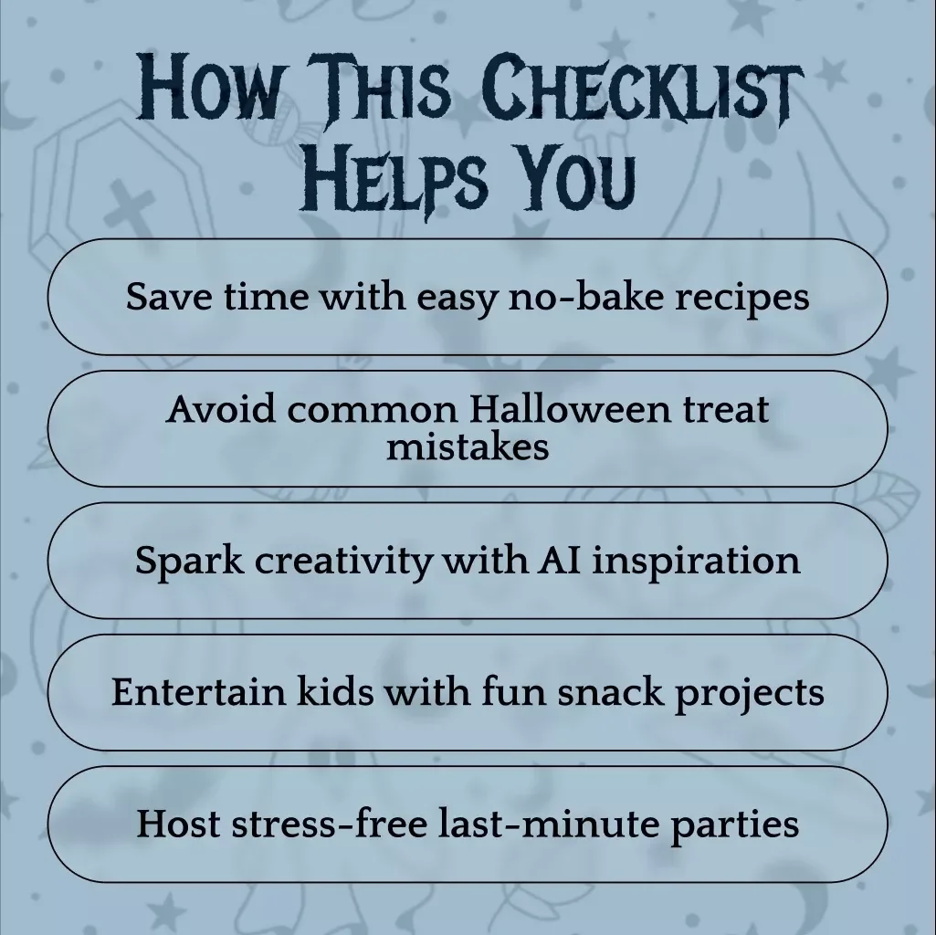 Spooky No-Bake Halloween Treats Made Easy | Digital Download Guide | Fun Halloween Recipes for Kids, Party Snacks, and Easy No-Bake Desserts eBook