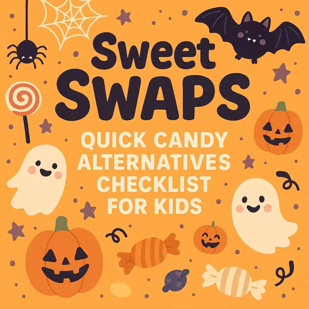 Sweet Swaps: Quick Candy Alternatives Checklist for Kids | Healthy Snack Ideas, Printable Digital Download, eBook Guide for Parents