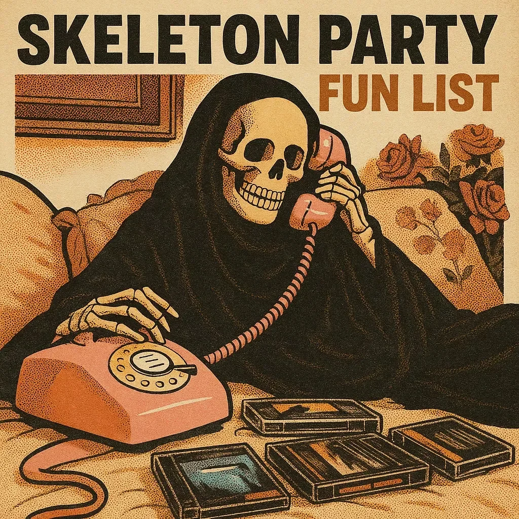 Skeleton Party Fun List – Skeleton-Themed Party Ideas Checklist for Spooky Celebrations