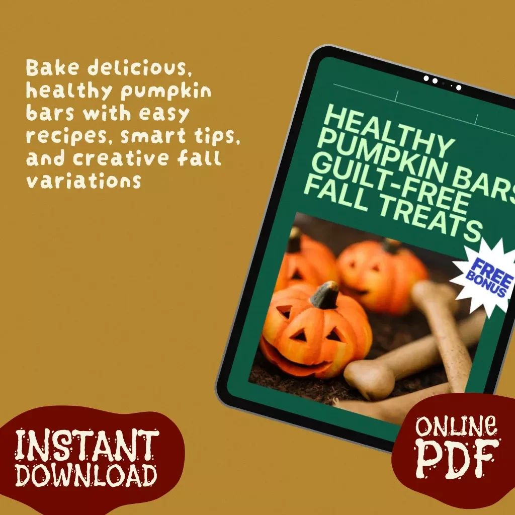 Healthy Pumpkin Bars: Guilt-Free Fall Treats | Digital Recipe Guide for Healthy Pumpkin Bars, Baking Tips, Variations & Seasonal Snacks