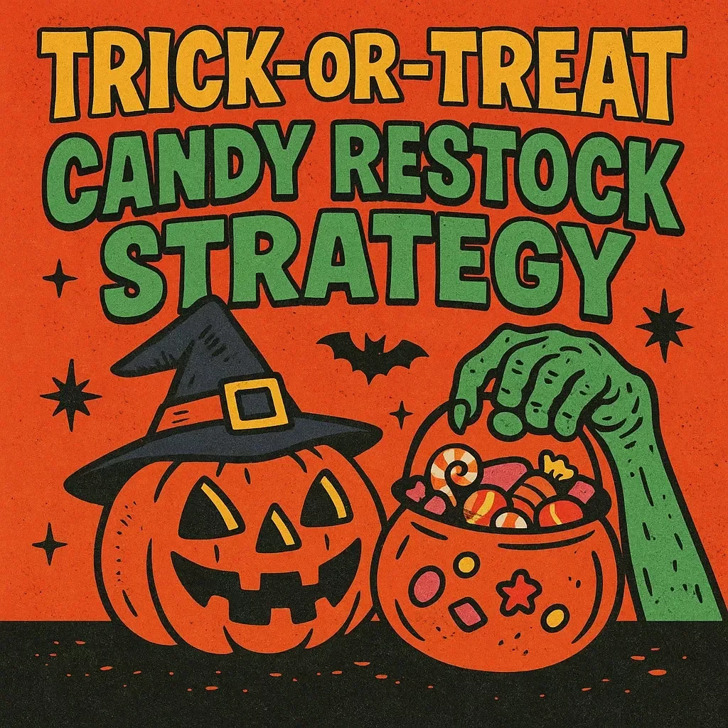 Trick-or-Treat Candy Restock Strategy | Digital Download Guide for Smart Halloween Candy Planning & Management