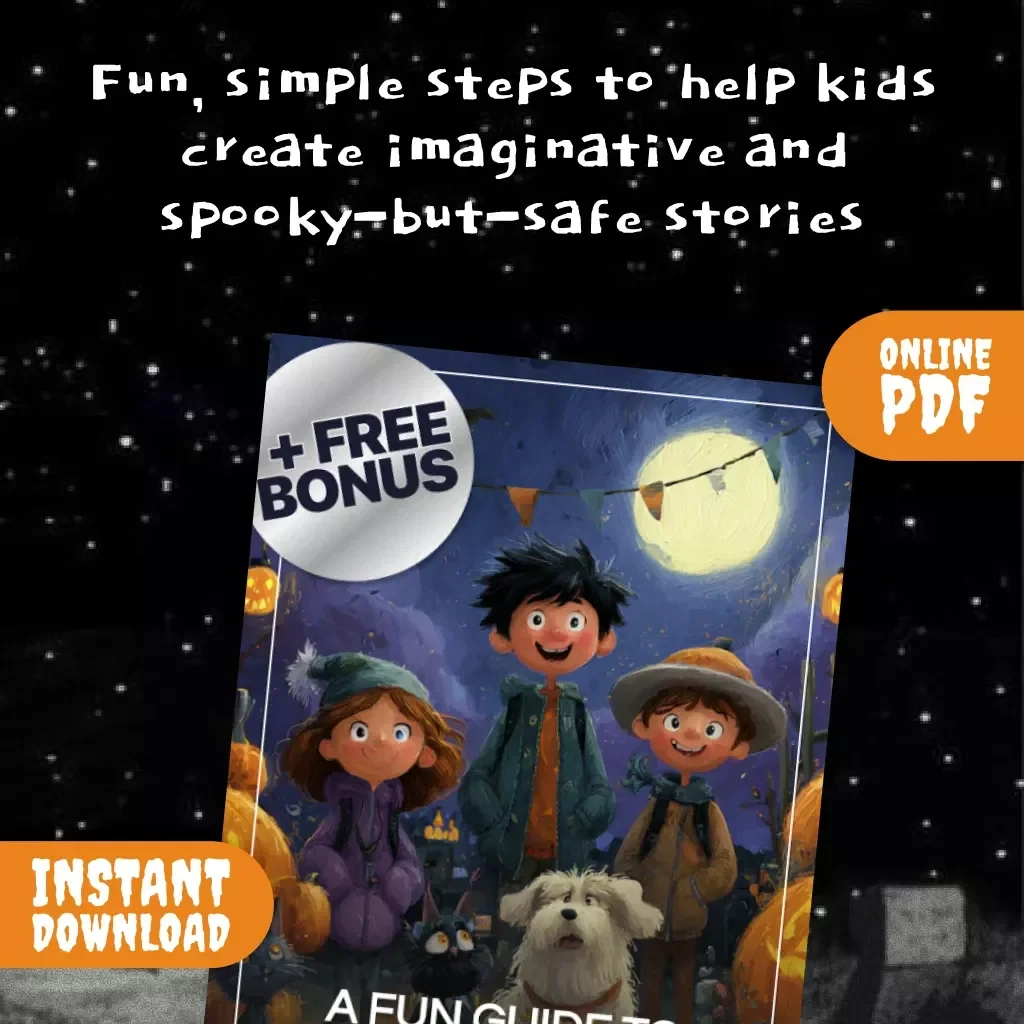 A Fun Guide to Writing Spooky Stories for Kids | How to Write a Spooky Story for Kids Digital Download eBook