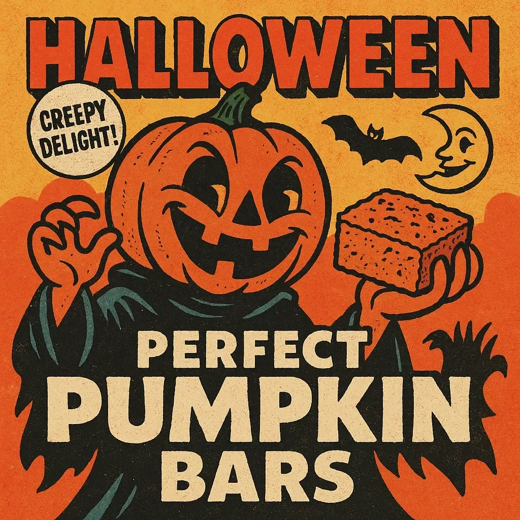 Perfect Pumpkin Bars | Fall Favorite Pumpkin Bars Recipe eBook | Step-by-Step Baking Guide with Frosting Ideas & Seasonal Tips