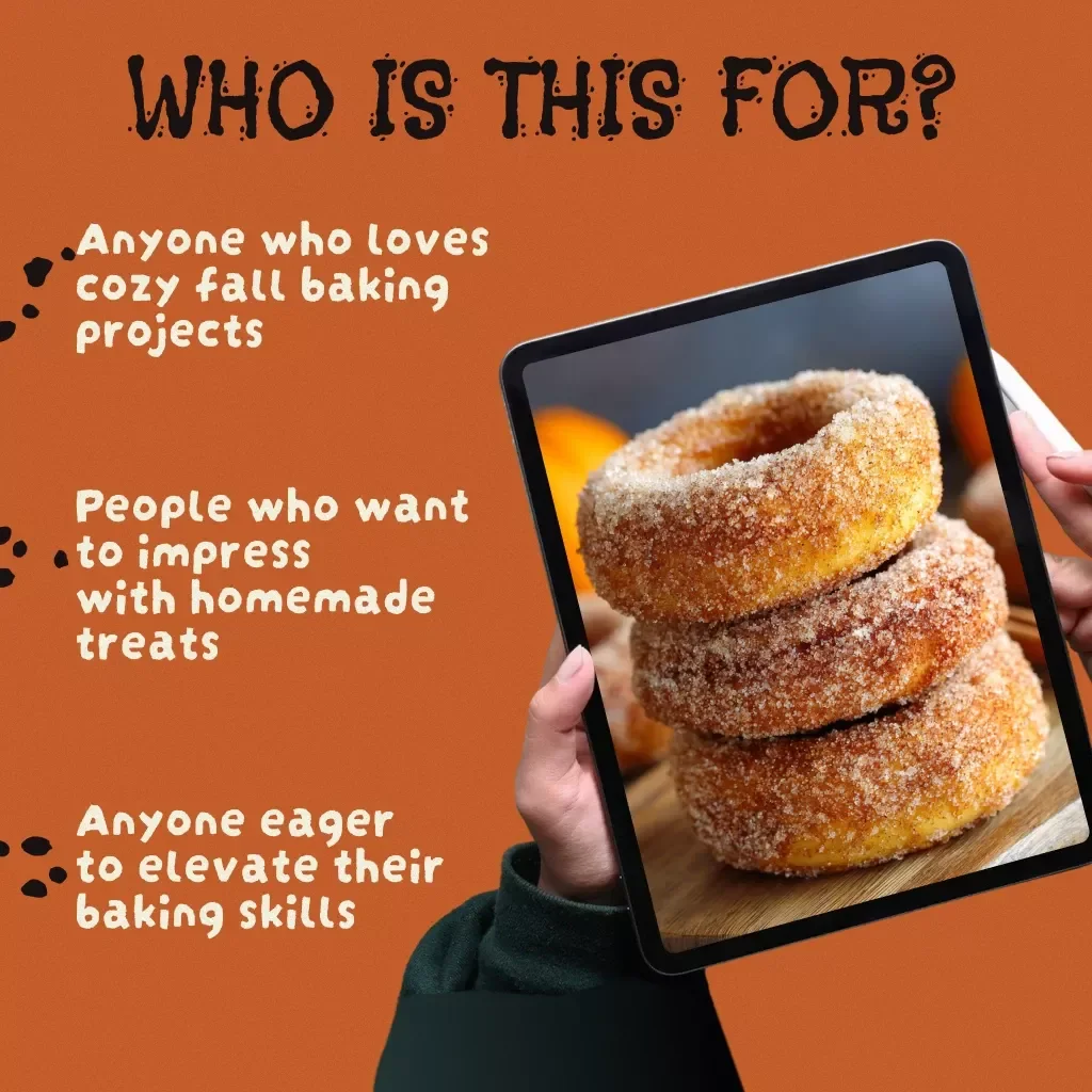Bake the Perfect Pumpkin Donut and Savor Every Bite | Fall-Inspired Pumpkin Donuts Recipe Guide for Beginners & Home Bakers (Digital Download)