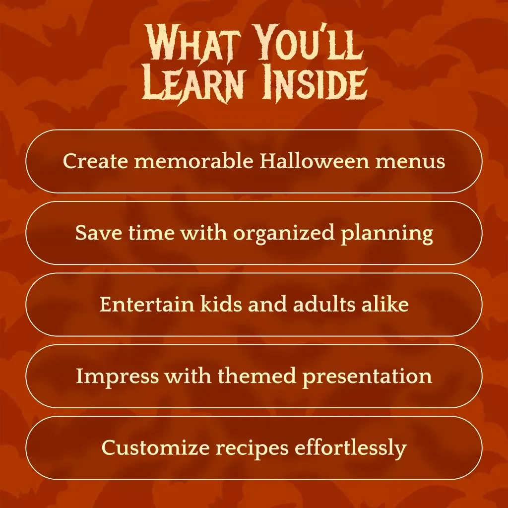 Frightfully Delicious: Halloween Recipes to Bewitch Your Guests – Spooky Halloween Party Recipes eBook for Creepy Appetizers, Devilish Desserts & Chilling Drinks