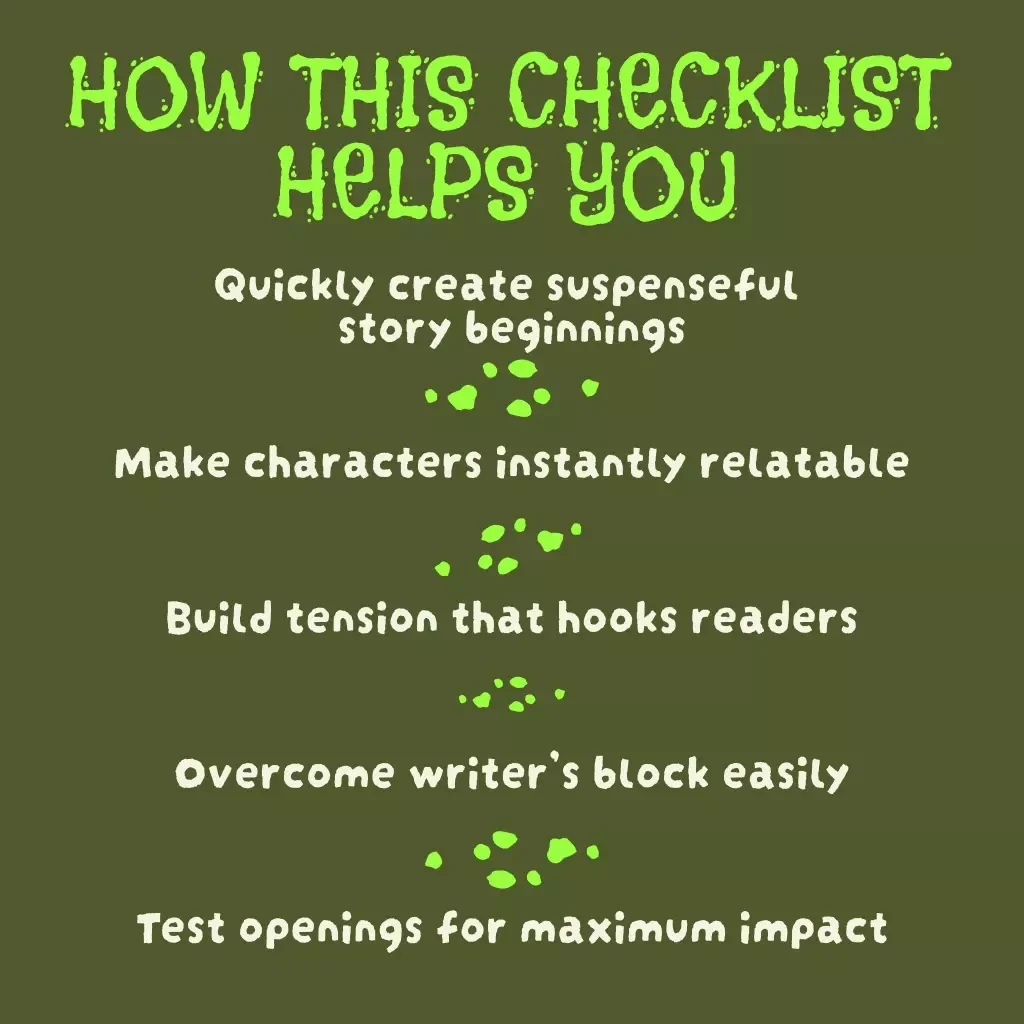How to Start a Scary Story Checklist – Step-by-Step Guide to Writing Suspenseful Openings, Tips, and AI Creativity Prompts for Creepy Storytelling