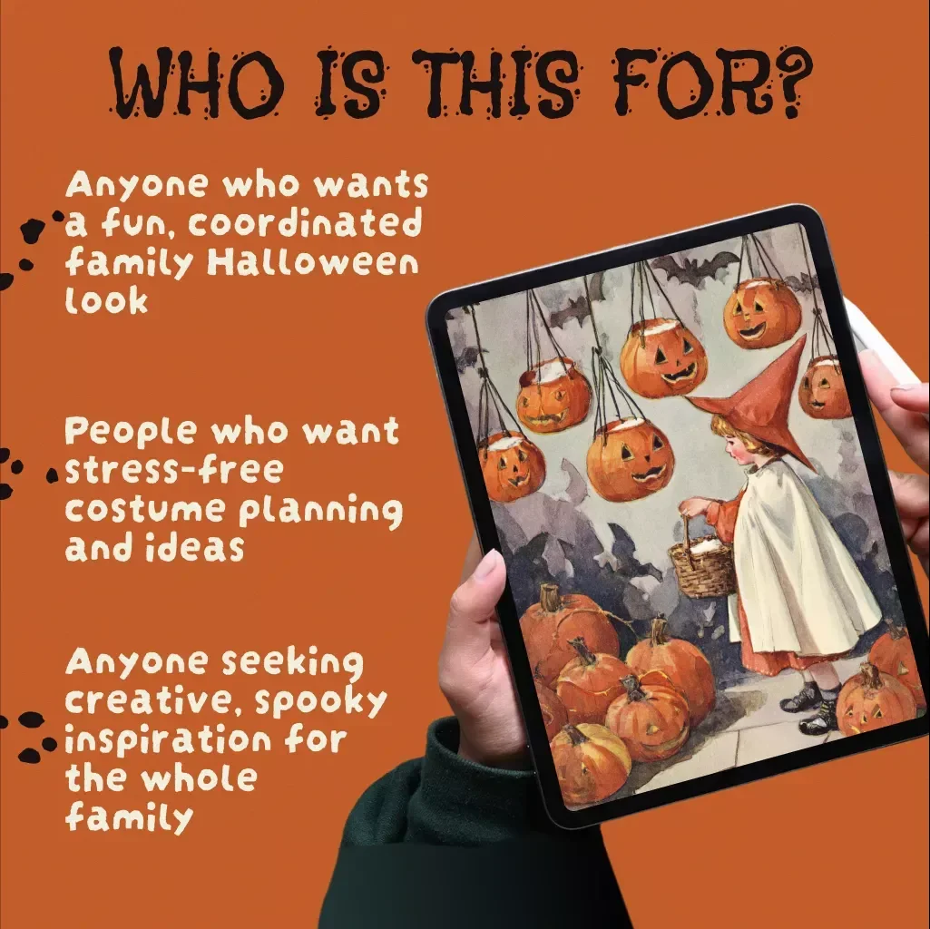 Spook-tacular Checklist: Scary Family Halloween Costumes! | Digital Download Halloween Guide, eBook & Printable Planning List for Families