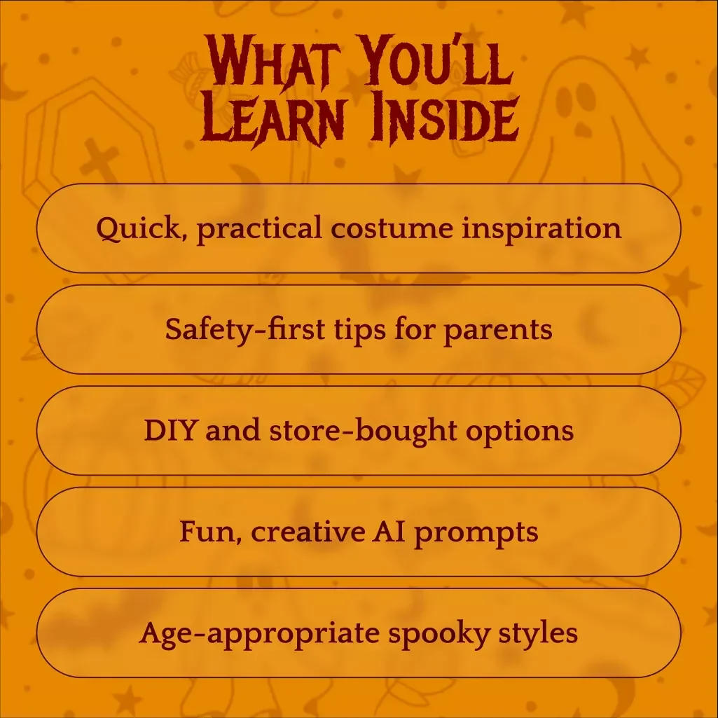 Tiny Terrors: Guide to Scary Halloween Costumes for Kids | Digital Download eBook | DIY, Pop Culture & Classic Monster Ideas | Safe & Age-Appropriate Scary Costumes