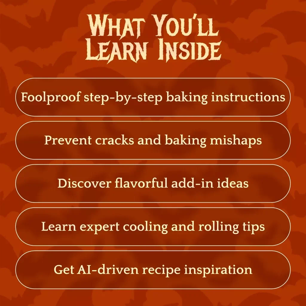 Pumpkin Roll Recipe Guide | Step-by-Step Baking Instructions, Ingredients List, AI Prompt Ideas & Common Mistake Fixes | Printable Digital Download