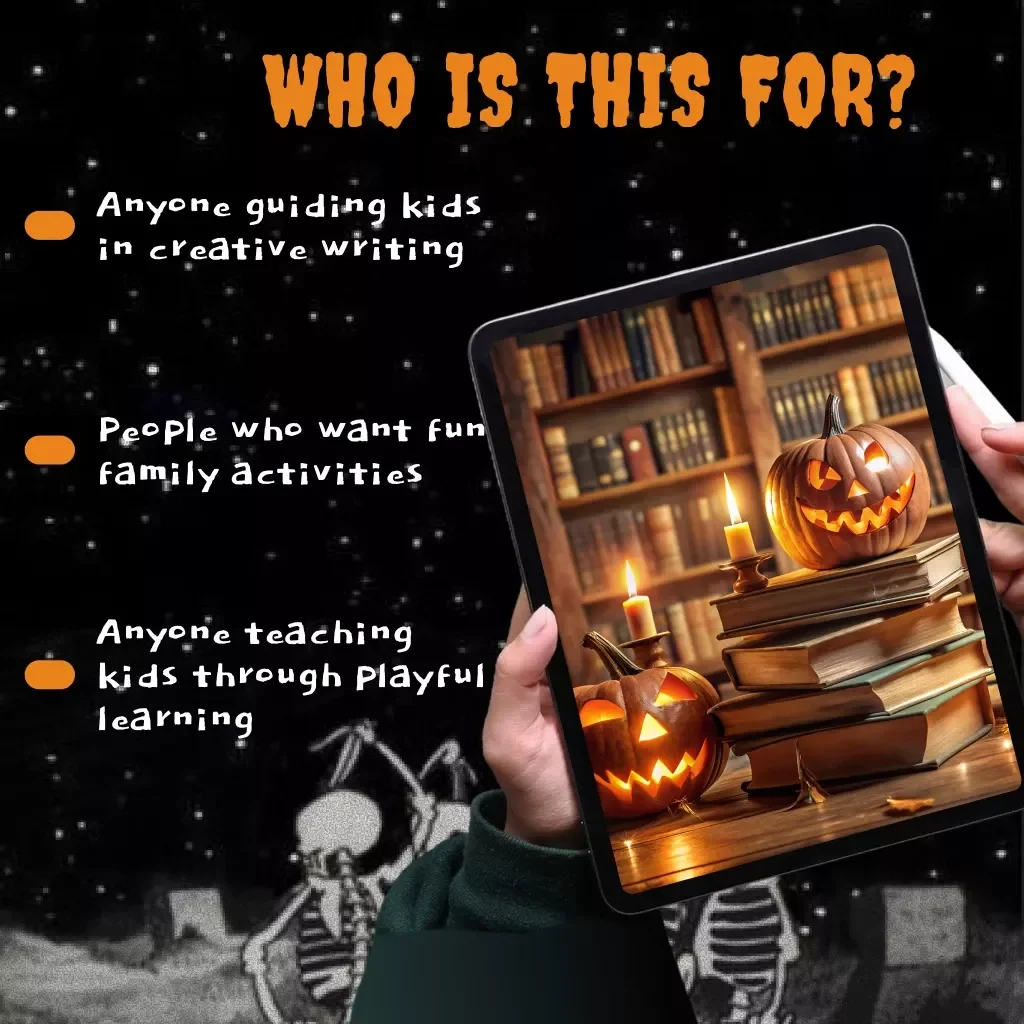 A Fun Guide to Writing Spooky Stories for Kids | How to Write a Spooky Story for Kids Digital Download eBook