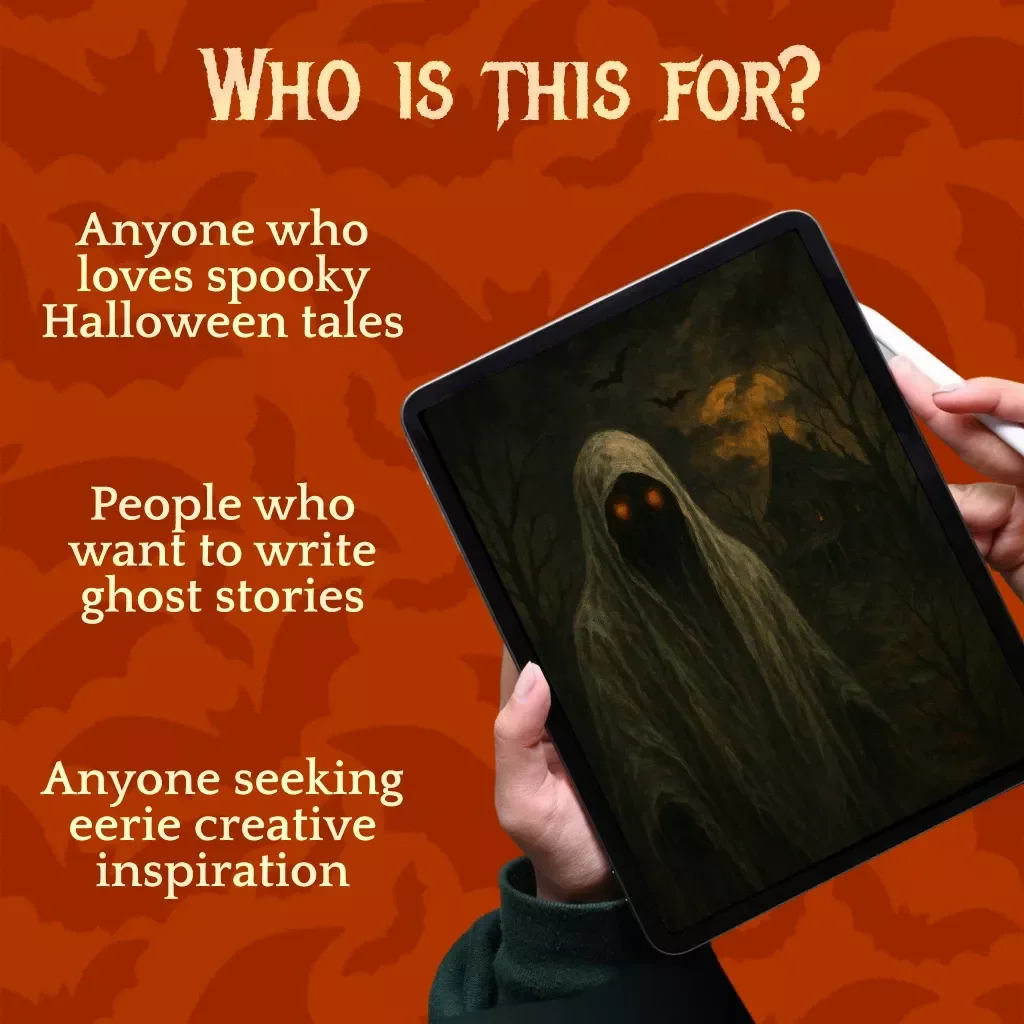 Haunted Nights: Guide to Scary Halloween Ghost Stories | Digital Download eBook for Writers, Teens & Adults | Ghost Story Writing Prompts, Tips & Techniques