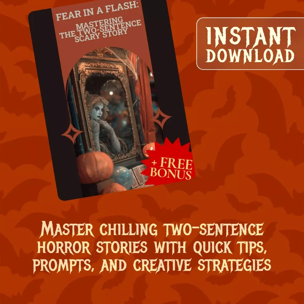 Fear in a Flash: Mastering the Two-Sentence Scary Story | Horror Writing Guide for Crafting Terrifying Two Sentence Scary Stories, eBook & Digital Download